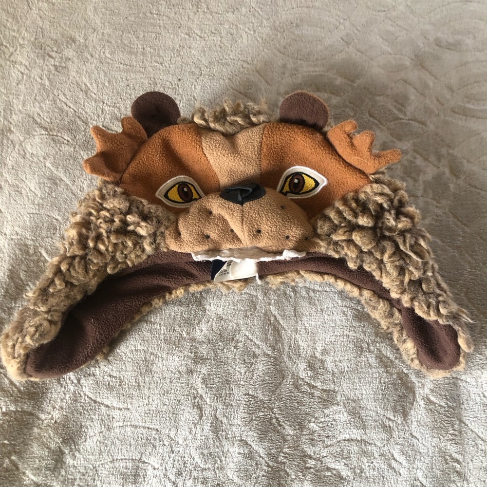 Kids’ Animal Face Fleece Hat
